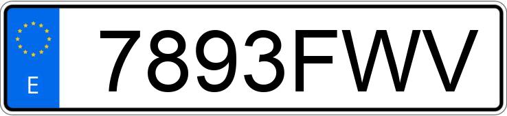 Numer rejestracyjny 7893FWV posiada BMW SERIE 5 Numer rejestracyjny 7893FWV posiada BMW SERIE 5