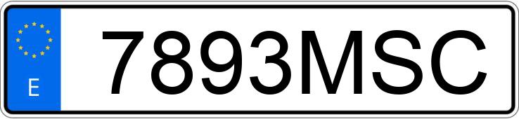 Numer rejestracyjny 7893MSC posiada KIA SORENTO