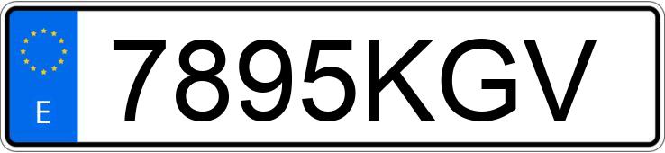 Numer rejestracyjny 7895KGV posiada SEAT LEON