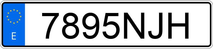 Numer rejestracyjny 7895NJH posiada LEXUS NX 450 H+