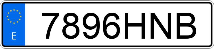 Numer rejestracyjny 7896HNB posiada DAF 55 LF