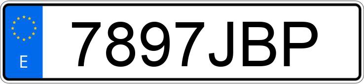 Numer rejestracyjny 7897JBP posiada RENAULT CLIO