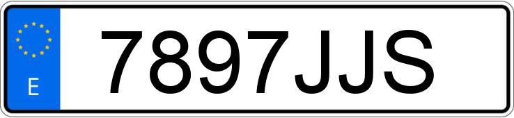 Numer rejestracyjny 7897JJS posiada OPEL ASTRA