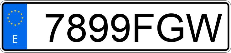Numer rejestracyjny 7899FGW posiada SEAT CORDOBA Numer rejestracyjny 7899FGW posiada SEAT CORDOBA