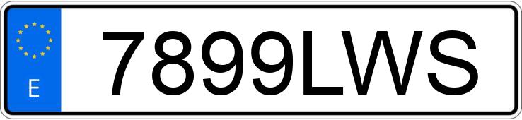 Numer rejestracyjny 7899LWS posiada RENAULT CAPTUR