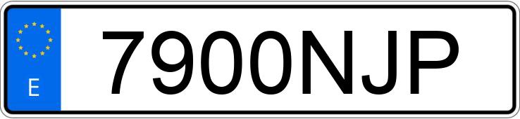 Numer rejestracyjny 7900NJP posiada RENAULT CAPTUR