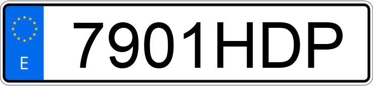 Numer rejestracyjny 7901HDP posiada FORD FOCUS