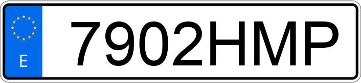 Numer rejestracyjny 7902HMP posiada VOLKSWAGEN TOURAN