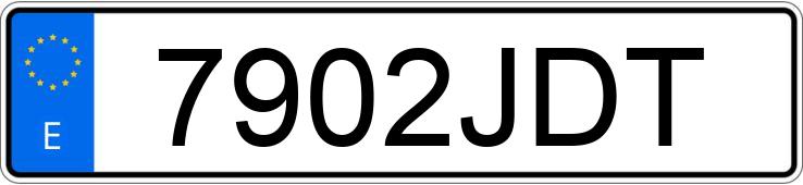 Numer rejestracyjny 7902JDT posiada CHEVROLET-GM CORVETTE