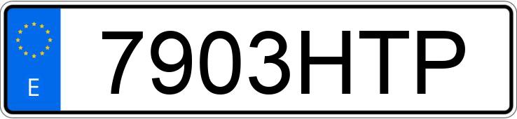 Numer rejestracyjny 7903HTP posiada VOLKSWAGEN PASSAT