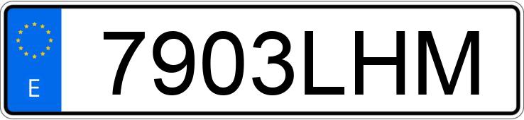 Numer rejestracyjny 7903LHM posiada BMW X2