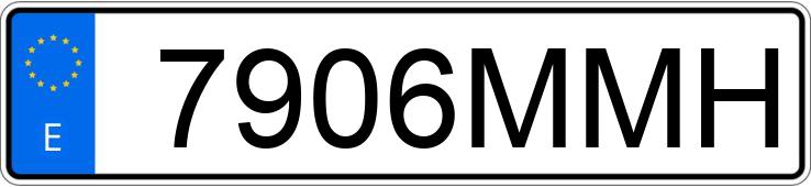 Numer rejestracyjny 7906MMH posiada BMW SERIE 4
