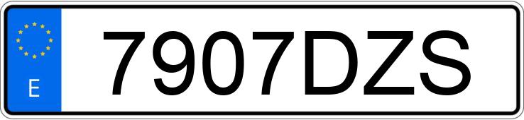 Numer rejestracyjny 7907DZS posiada OPEL ZAFIRA