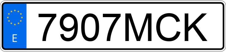 Numer rejestracyjny 7907MCK posiada BMW SERIE 5 Numer rejestracyjny 7907MCK posiada BMW SERIE 5