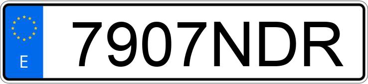 Numer rejestracyjny 7907NDR posiada BMW SERIE 2