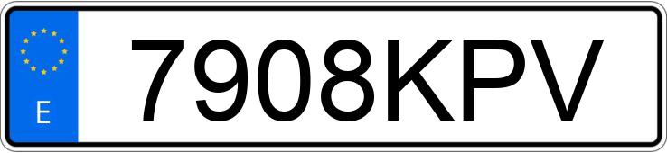 Numer rejestracyjny 7908KPV posiada KIA PICANTO