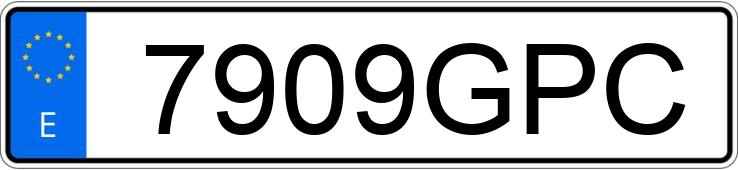 Numer rejestracyjny 7909GPC posiada BMW SERIE 3