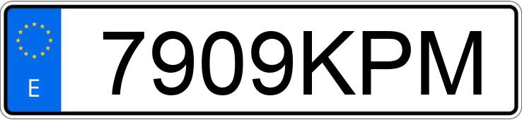 Numer rejestracyjny 7909KPM posiada RENAULT KADJAR