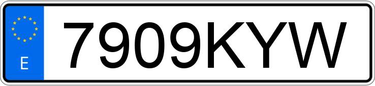 Numer rejestracyjny 7909KYW posiada RENAULT KADJAR Numer rejestracyjny 7909KYW posiada RENAULT KADJAR