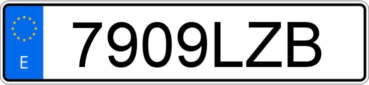 Numer rejestracyjny 7909LZB posiada IVECO DAILY