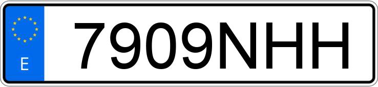 Numer rejestracyjny 7909NHH posiada TOYOTA PROACE VERSO