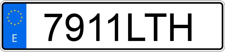 Numer rejestracyjny 7911LTH posiada MERCEDES C (205)