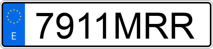 Numer rejestracyjny 7911MRR posiada TOYOTA COROLLA