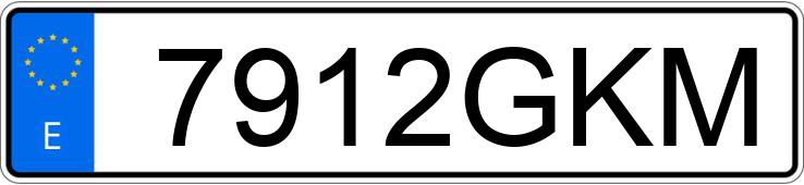 Numer rejestracyjny 7912GKM posiada SKODA SUPERB