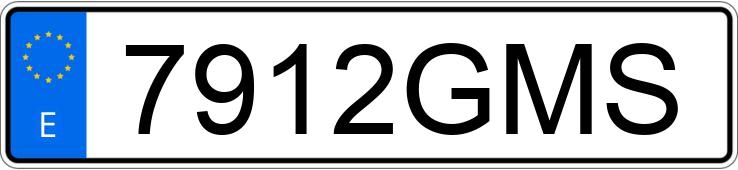 Numer rejestracyjny 7912GMS posiada VOLKSWAGEN PASSAT