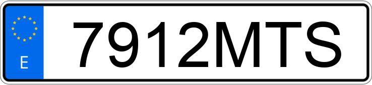 Numer rejestracyjny 7912MTS posiada MERCEDES A (177)