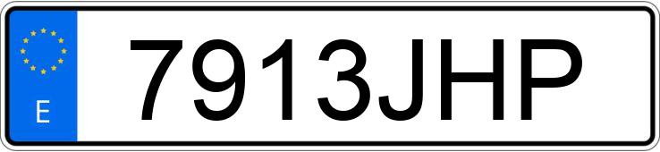 Numer rejestracyjny 7913JHP posiada RENAULT SCENIC