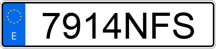 Numer rejestracyjny 7914NFS posiada MERCEDES GLA (247)