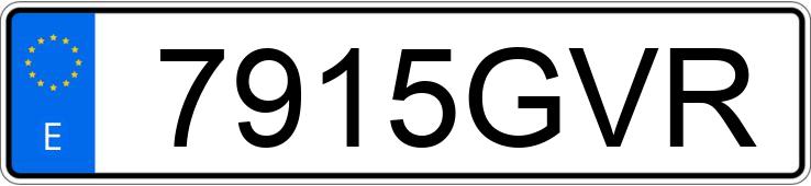 Numer rejestracyjny 7915GVR posiada CHEVROLET-GM CRUZE