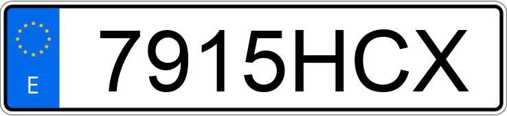 Numer rejestracyjny 7915HCX posiada OPEL CORSA