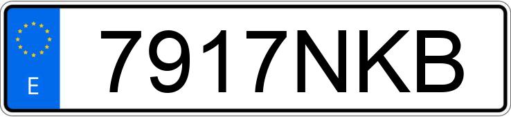 Numer rejestracyjny 7917NKB posiada PEUGEOT 208