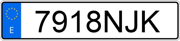 Numer rejestracyjny 7918NJK posiada DACIA SANDERO