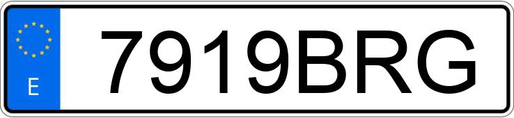 Numer rejestracyjny 7919BRG posiada AUDI A3 Numer rejestracyjny 7919BRG posiada AUDI A3