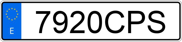 Numer rejestracyjny 7920CPS posiada MERCEDES CLK (208-209)