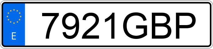 Numer rejestracyjny 7921GBP posiada LAND ROVER DISCOVERY Numer rejestracyjny 7921GBP posiada LAND ROVER DISCOVERY