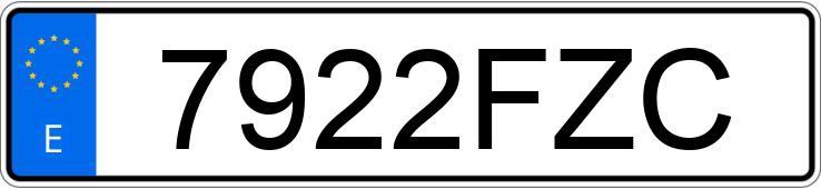 Numer rejestracyjny 7922FZC posiada JAGUAR X TYPE