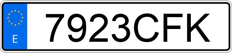 Numer rejestracyjny 7923CFK posiada FORD MONDEO Numer rejestracyjny 7923CFK posiada FORD MONDEO