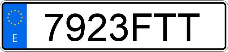 Numer rejestracyjny 7923FTT posiada BMW SERIE 3 E93 330D