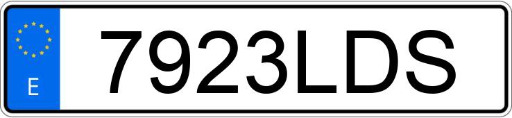 Numer rejestracyjny 7923LDS posiada LEXUS UX 250 H