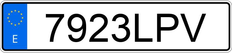Numer rejestracyjny 7923LPV posiada BMW SERIE 1