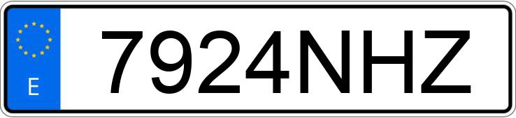 Numer rejestracyjny 7924NHZ posiada PEUGEOT EXPERT Numer rejestracyjny 7924NHZ posiada PEUGEOT EXPERT