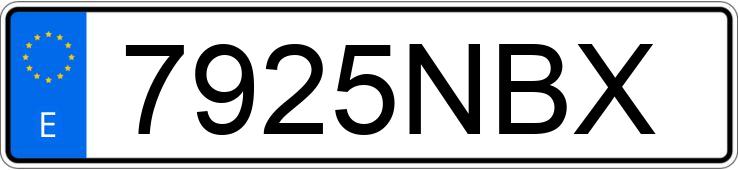 Numer rejestracyjny 7925NBX posiada FORD KUGA Numer rejestracyjny 7925NBX posiada FORD KUGA