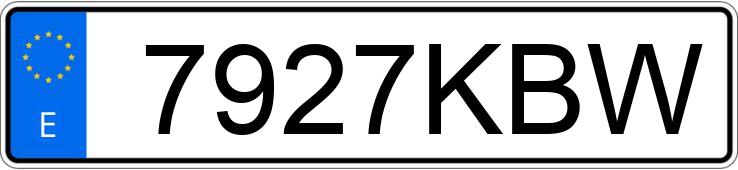Numer rejestracyjny 7927KBW posiada MINI COUNTRYMAN
