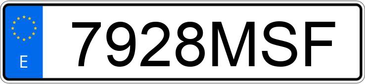 Numer rejestracyjny 7928MSF posiada CITROEN C3