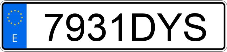 Numer rejestracyjny 7931DYS posiada FORD TRANSIT CONNECT Numer rejestracyjny 7931DYS posiada FORD TRANSIT CONNECT