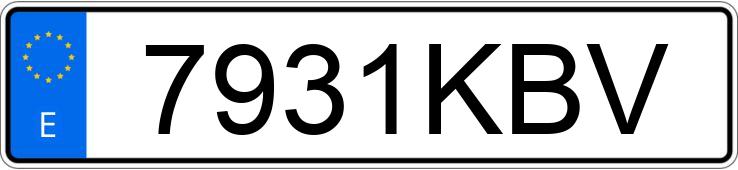 Numer rejestracyjny 7931KBV posiada LANCIA VOYAGER